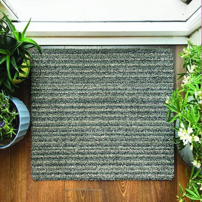 Washable Mat Stripe Design in Multicolour - Bargainia.com - 