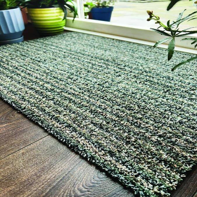 Washable Mat Stripe Design in Multicolour - Bargainia.com - 