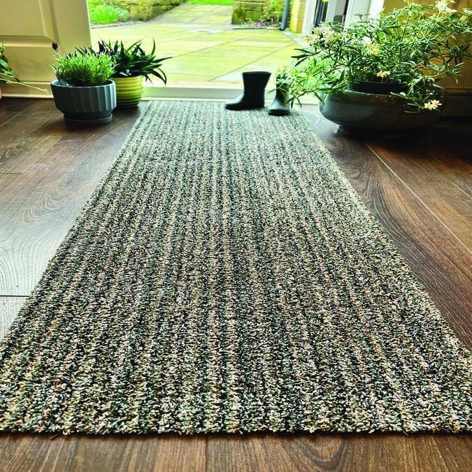 Washable Mat Stripe Design in Multicolour - Bargainia.com - 