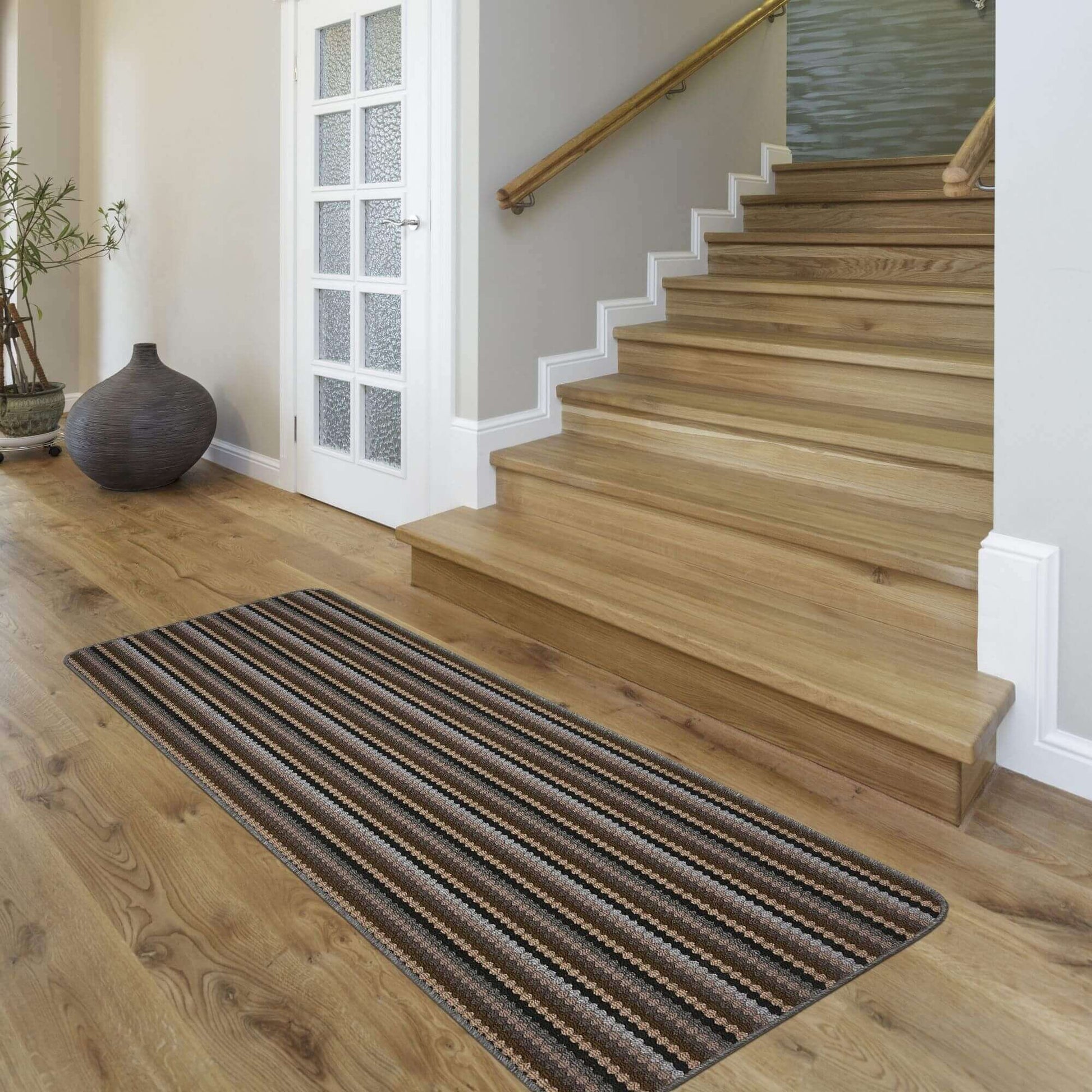 Washable Multicolour Stripe Mats| 111 - Bargainia.com - 5060676060598 - HEL003003