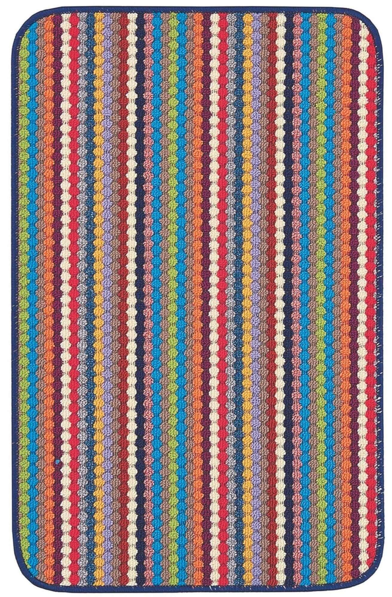 Washable Multicolour Stripe Mats| 111 - Bargainia.com - 5060676060628 - HEL003004