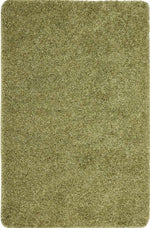 Washable Olive Green Shaggy Rug - Bargainia.com - 