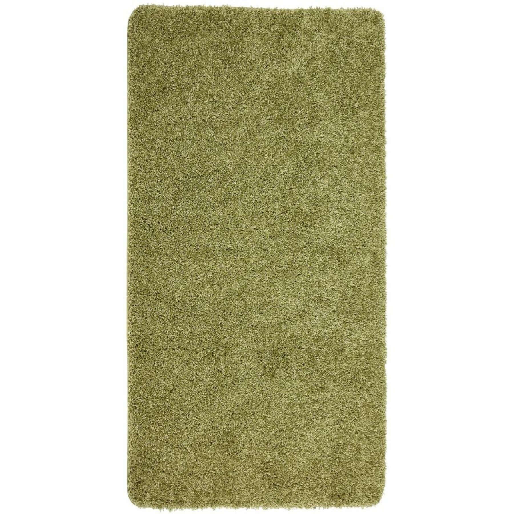 Washable Olive Green Shaggy Rug - Bargainia.com - 5026134549432 - MYRUGX_GRNOLV_067x200