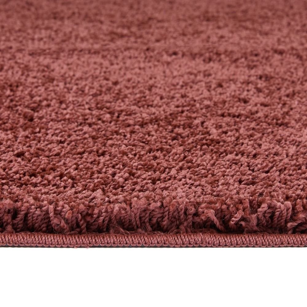 Washable Ox Red Shaggy Rug - Bargainia.com - 5026134549487 - MYRUGX_RUSTXX_067x200