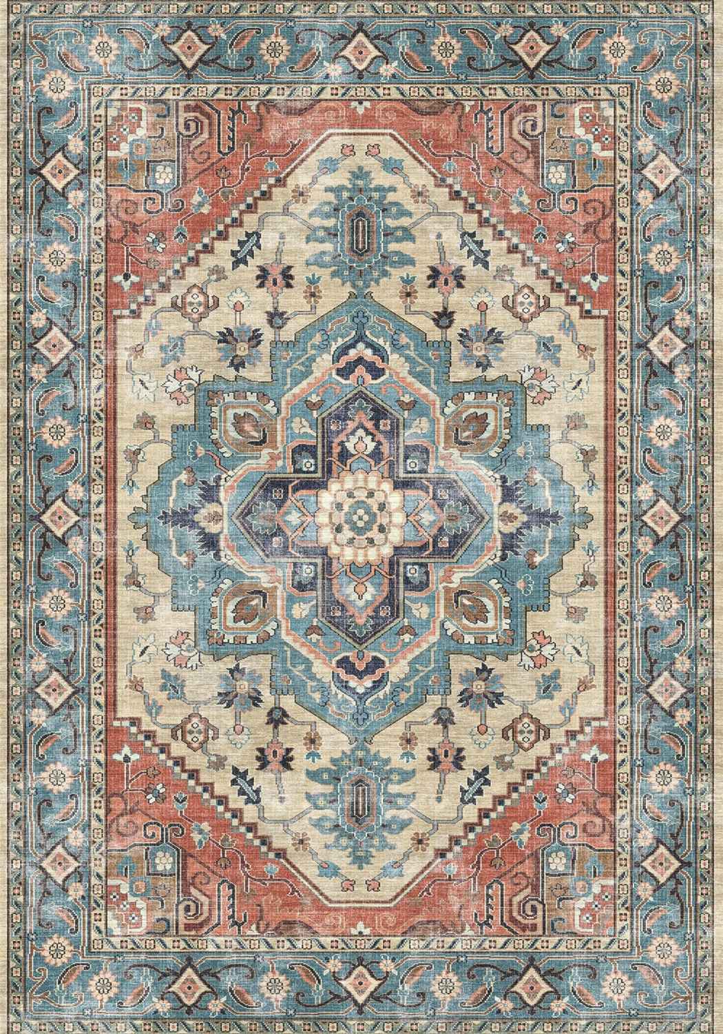 Washable Persian Classic Rugs - Bargainia.com - 5060827253725 - PER003009