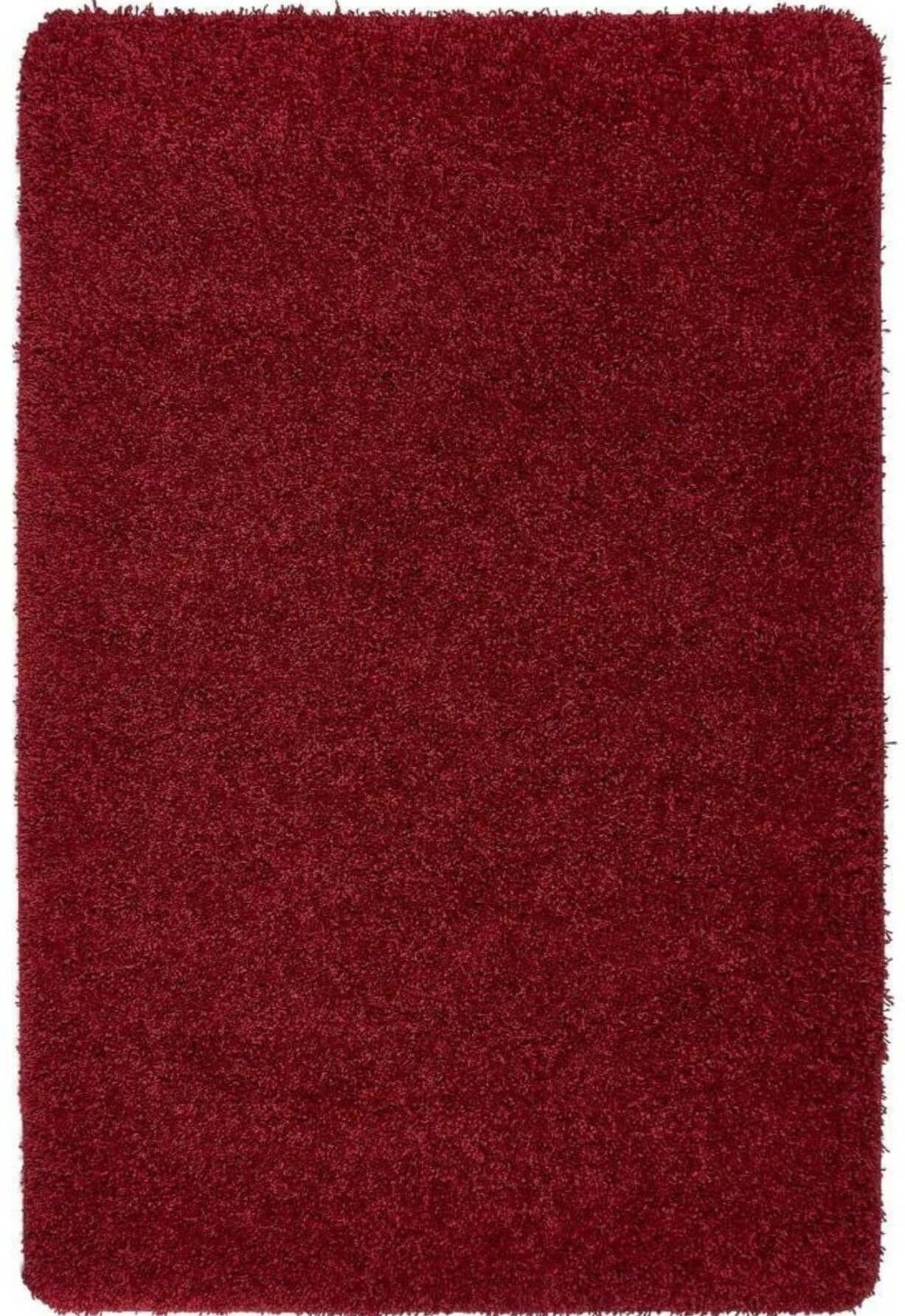 Washable Red Shaggy Rug - Bargainia.com - 5026134539594 - MYRUGX_REDXXX_060x100
