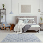 Washable Rug Carina Blue | 6903 - Bargainia.com - 
