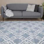 Washable Rug Carina Blue | 6903 - Bargainia.com - 