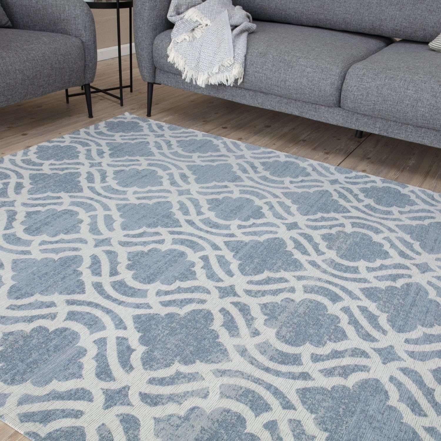 Washable Rug Carina Blue | 6903 - Bargainia.com - 