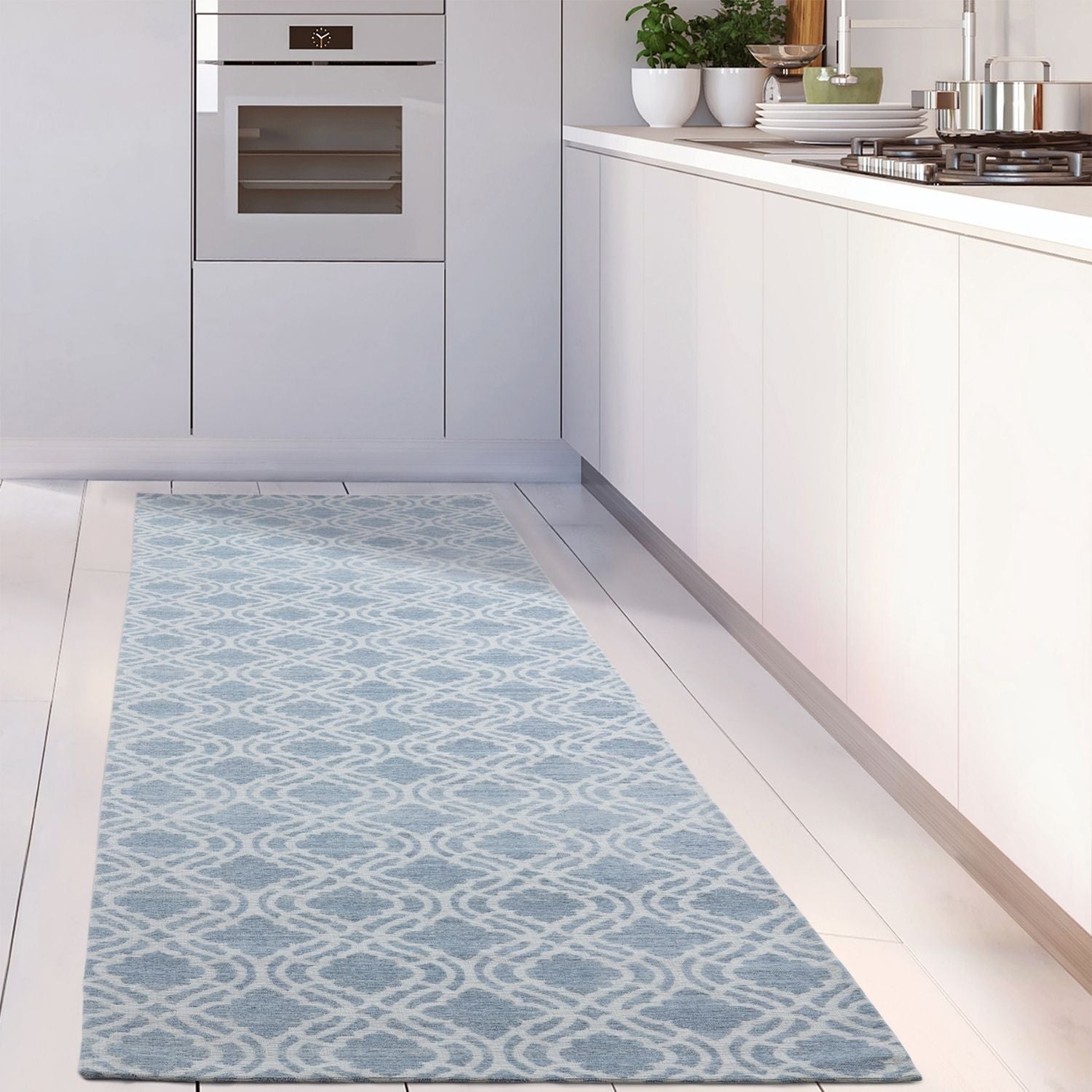 Washable Rug Carina Blue | 6903 - Bargainia.com - 