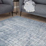 Washable Rug Carina Blue | 6923 - Bargainia.com - 