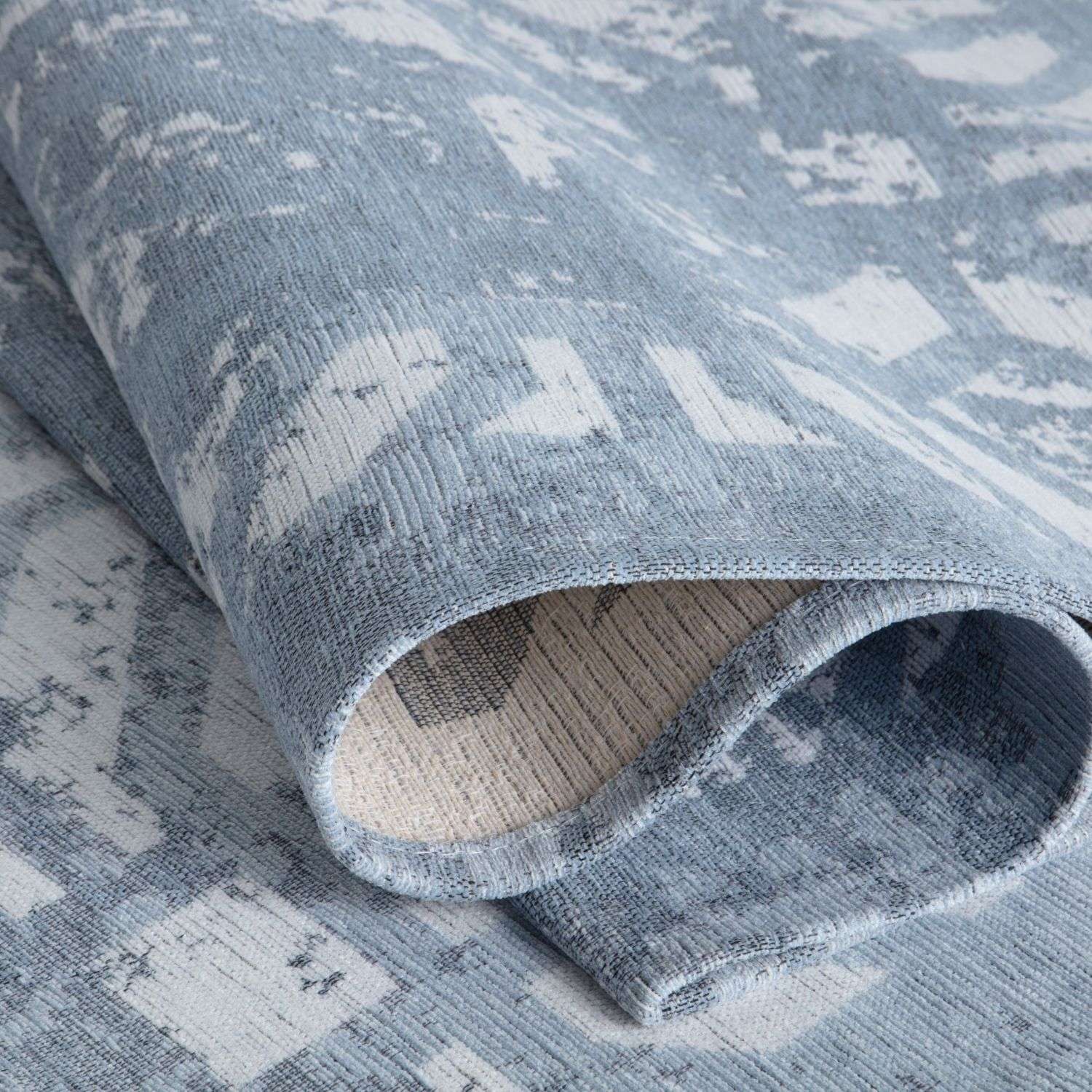 Washable Rug Carina Blue | 6931B - Bargainia.com - 5056584501858 - 48919-my