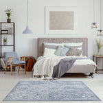 Washable Rug Carina Blue | 6931B - Bargainia.com - 