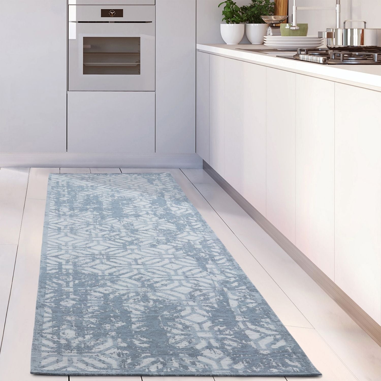 Washable Rug Carina Blue | 6931B - Bargainia.com - 5056584502107 - 49705-my