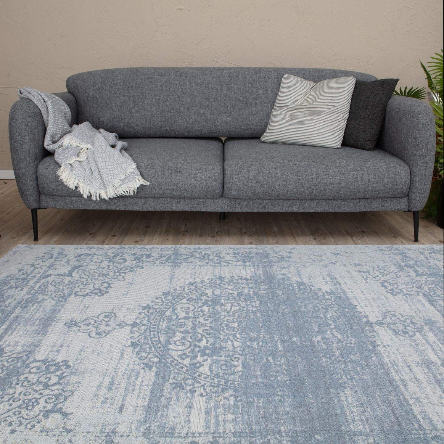 Washable Rug Carina Blue | 6945 - Bargainia.com - 5056584501834 - 3119