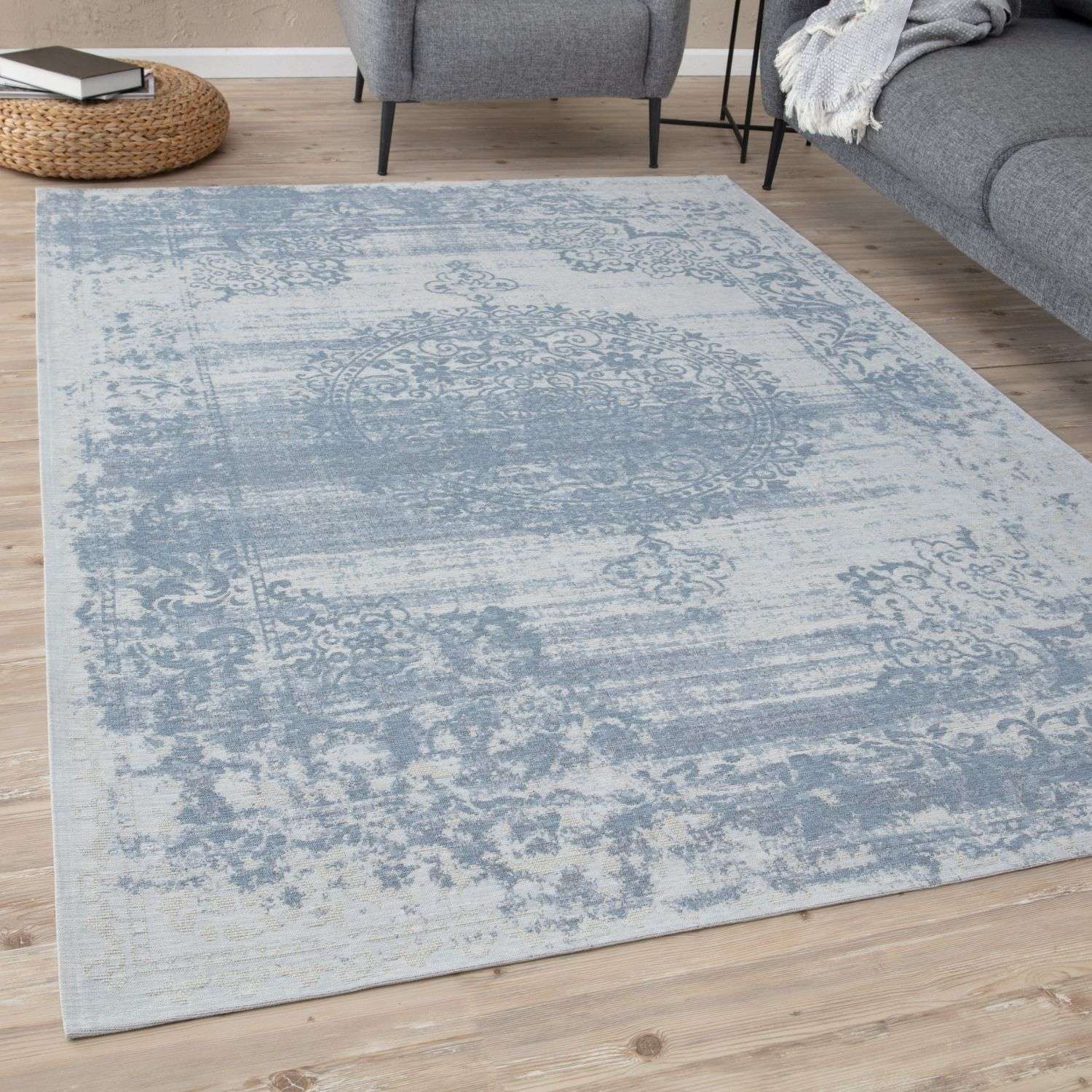 Washable Rug Carina Blue | 6945 - Bargainia.com - 5056584501834 - 3119