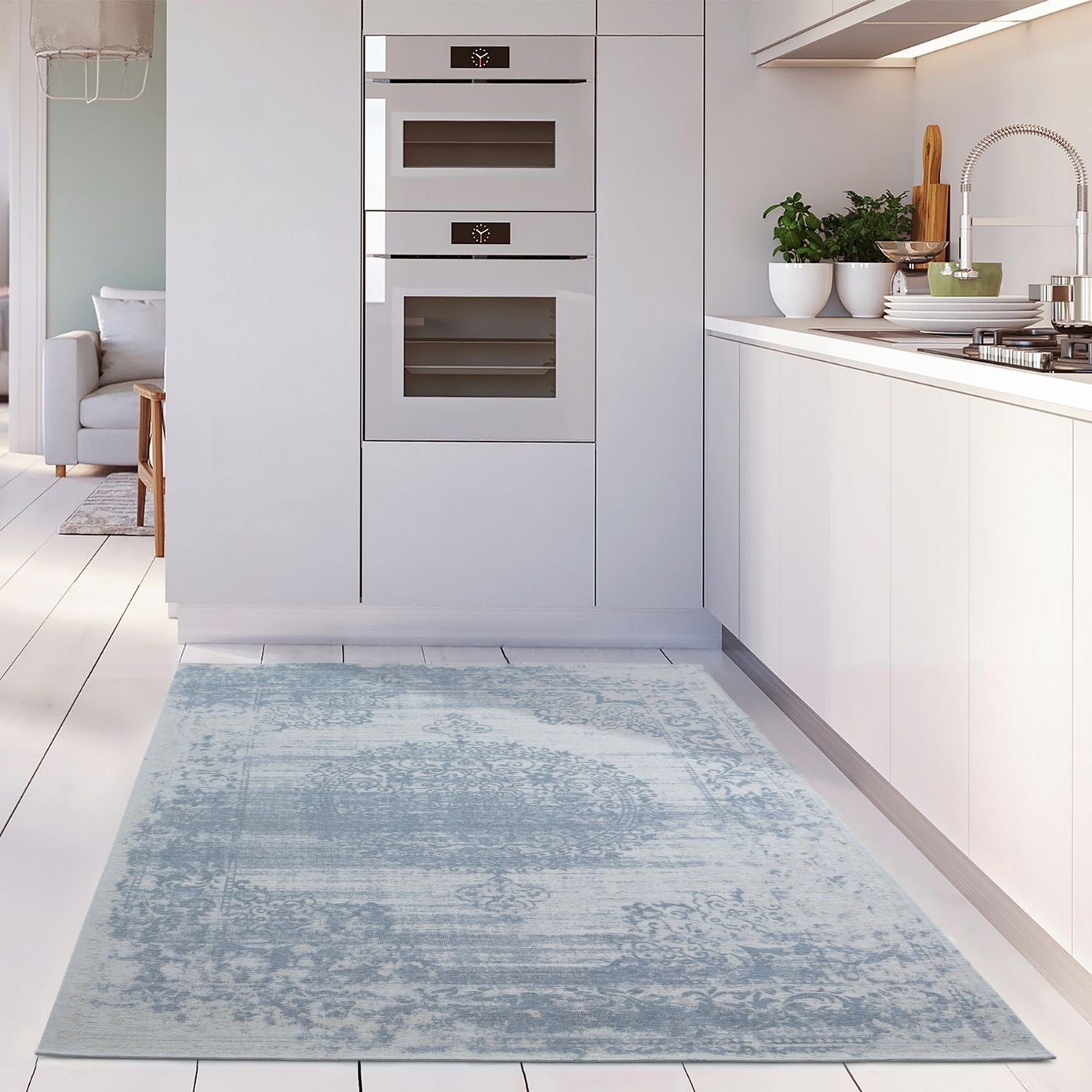 Washable Rug Carina Blue | 6945 - Bargainia.com - 5056584501834 - 3119