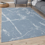 Washable Rug Carina Blue | 6955 - Bargainia.com - 