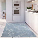 Washable Rug Carina Blue | 6955 - Bargainia.com - 