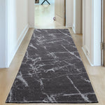 Washable Rug Carina Dark Grey | 6952D - Bargainia.com - 