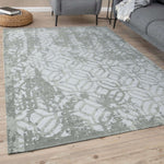 Washable Rug Carina Green | 6934 - Bargainia.com - 