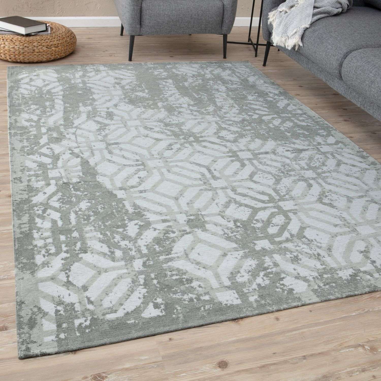 Washable Rug Carina Green | 6934 - Bargainia.com - 5056584501889 - 3103