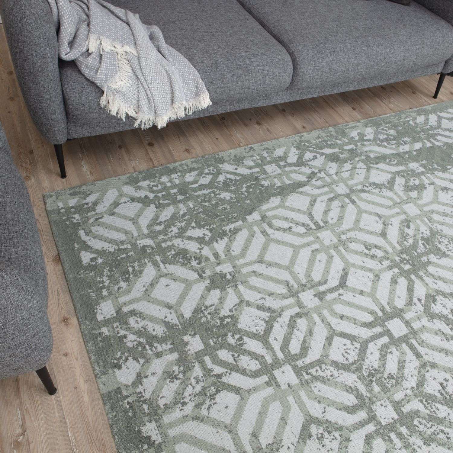 Washable Rug Carina Green | 6934 - Bargainia.com - 5056584501889 - 3103