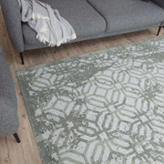 Washable Rug Carina Green | 6934 - Bargainia.com - 5056584501889 - 3103
