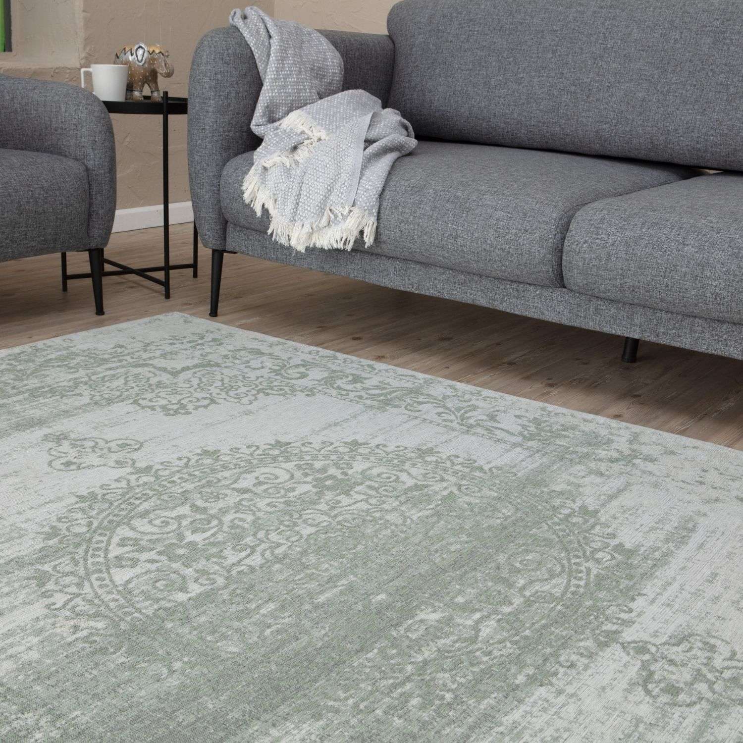 Washable Rug Carina Green | 6944 - Bargainia.com - 5056584501827 - 3114