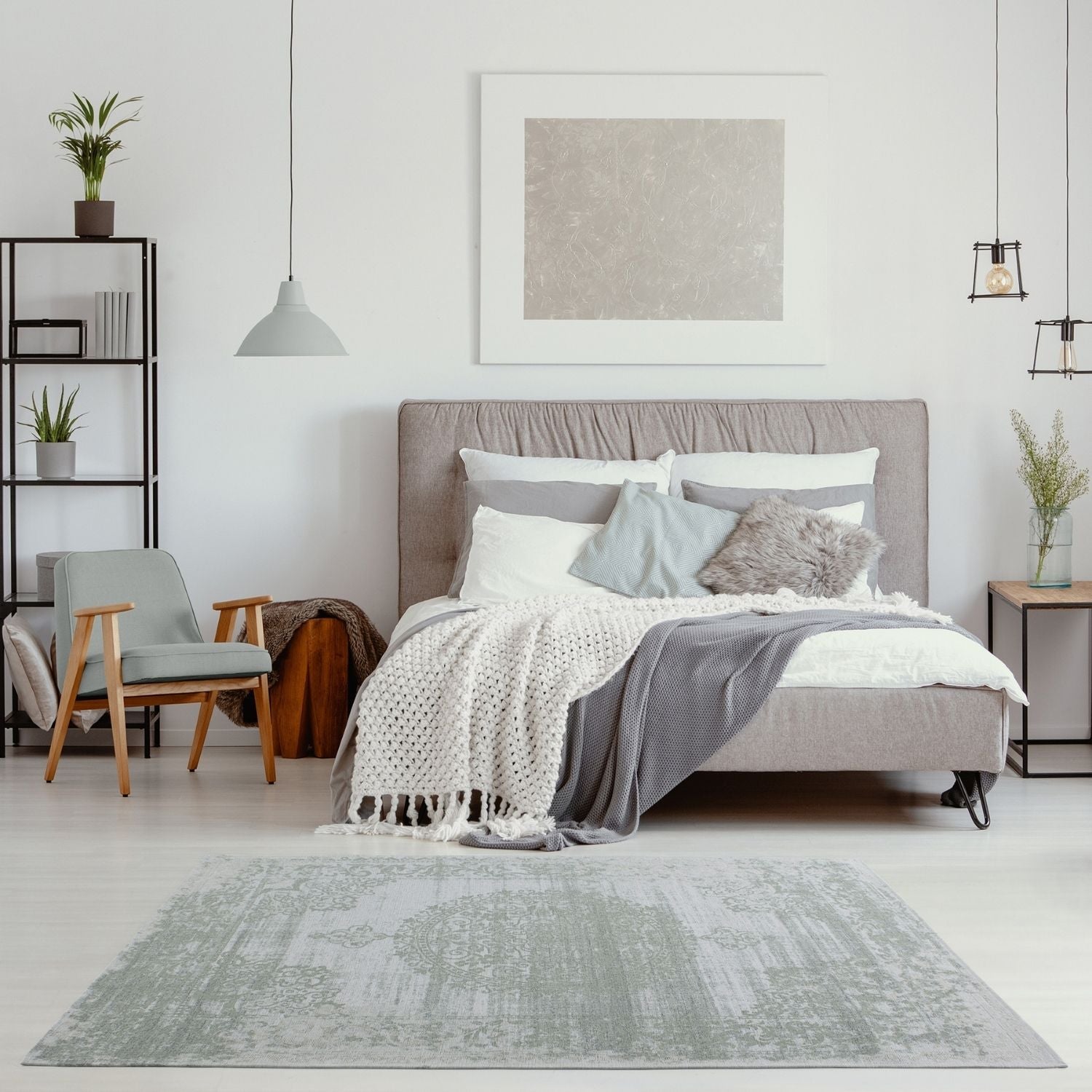 Washable Rug Carina Green | 6944 - Bargainia.com - 5056584501827 - 3114