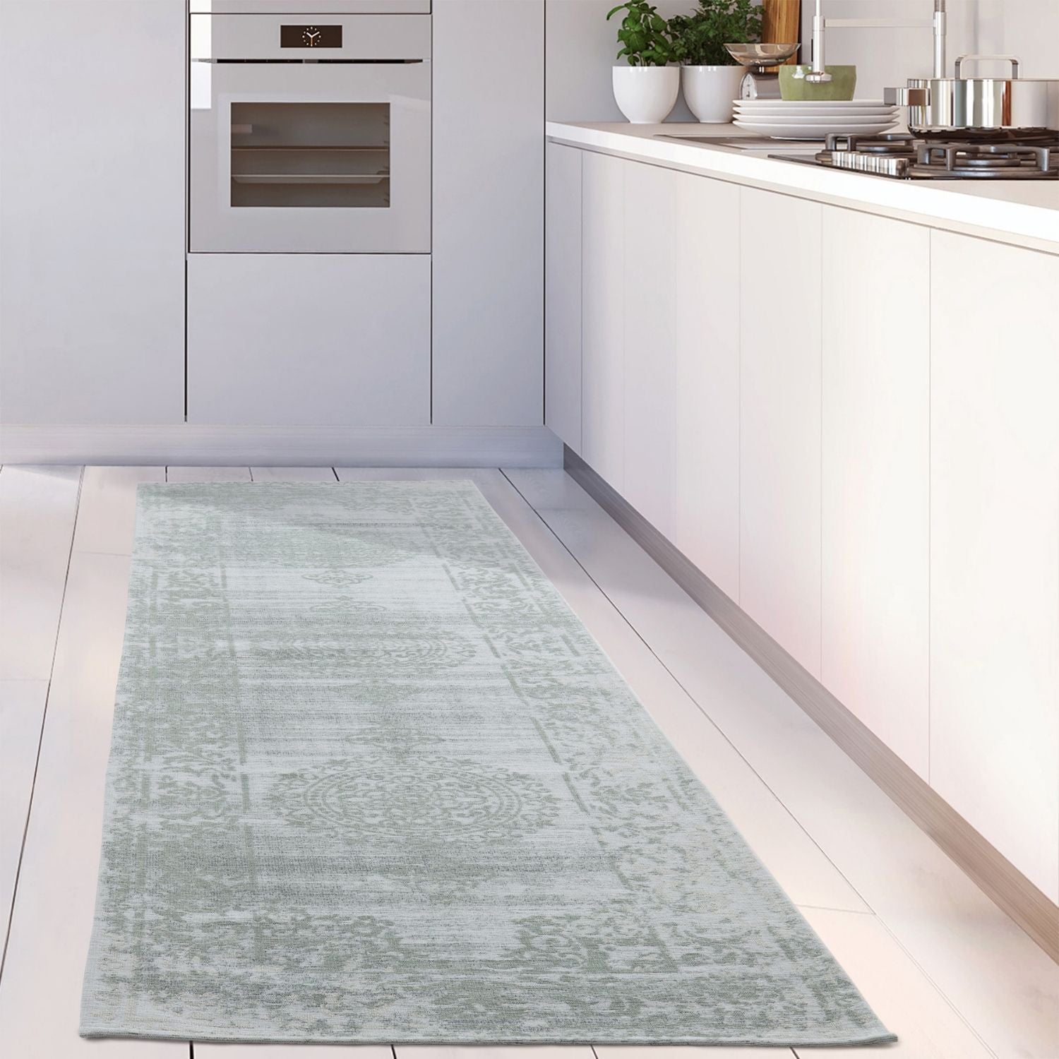 Washable Rug Carina Green | 6944 - Bargainia.com - 5056584502077 - 3115