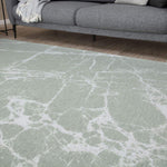 Washable Rug Carina Green | 6954 - Bargainia.com - 