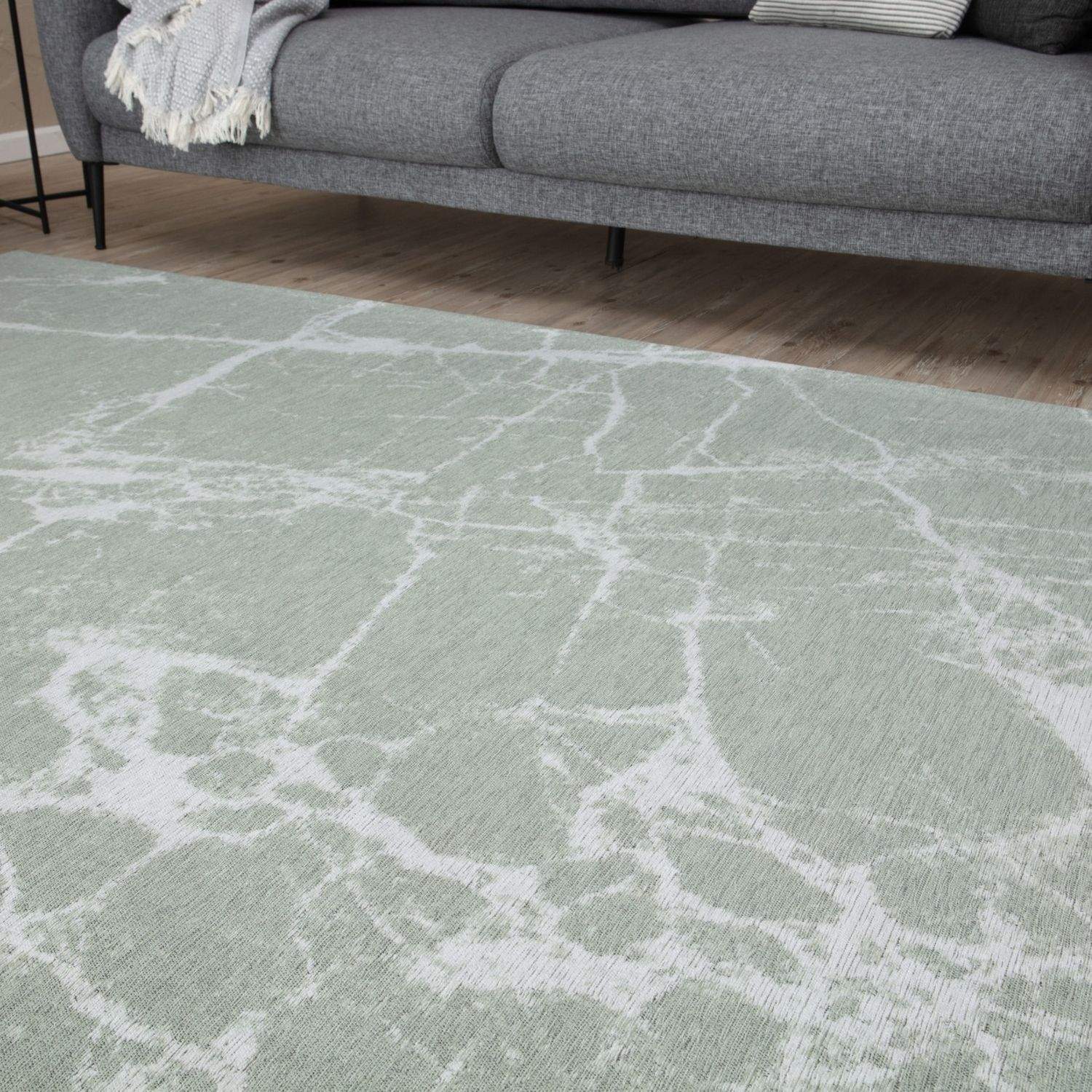 Washable Rug Carina Green | 6954 - Bargainia.com - 