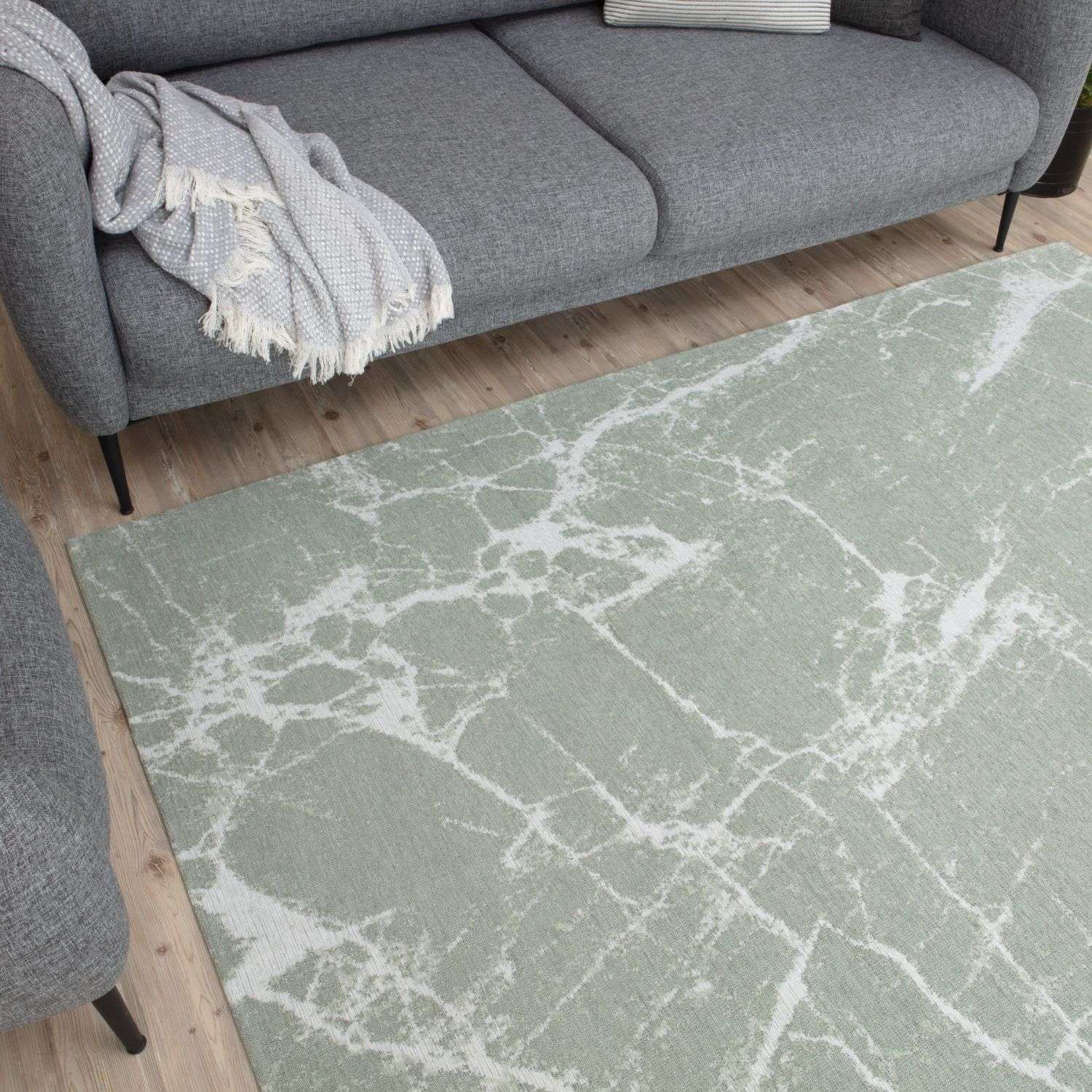 Washable Rug Carina Green | 6954 - Bargainia.com - 5056584501902 - 3125