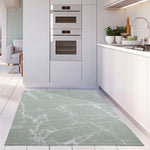 Washable Rug Carina Green | 6954 - Bargainia.com - 