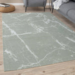 Washable Rug Carina Green | 6954 - Bargainia.com - 