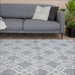 Washable Rug Carina Grey | 6901G - Bargainia.com - 