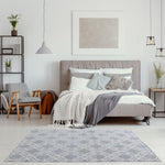 Washable Rug Carina Grey | 6901G - Bargainia.com - 