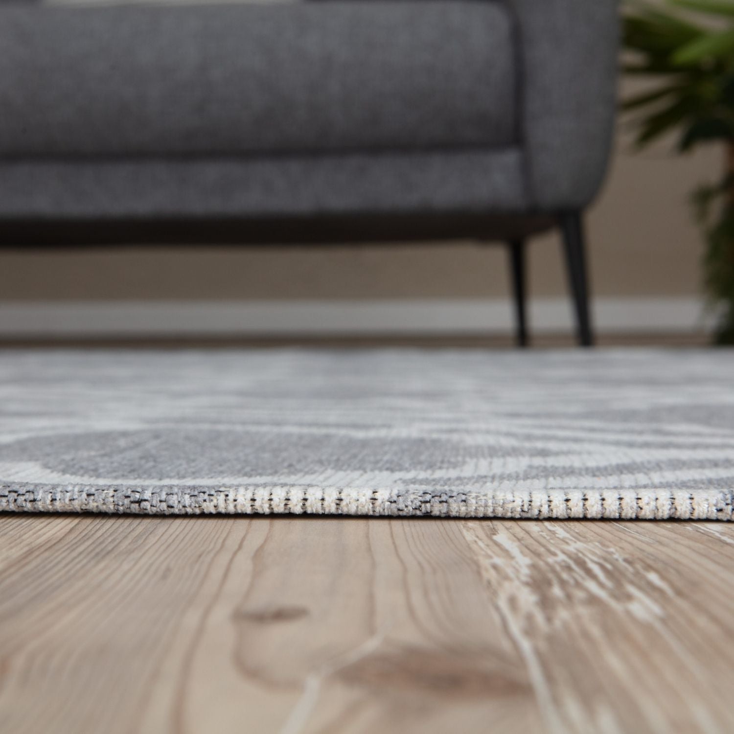 Washable Rug Carina Grey | 6901G - Bargainia.com - 