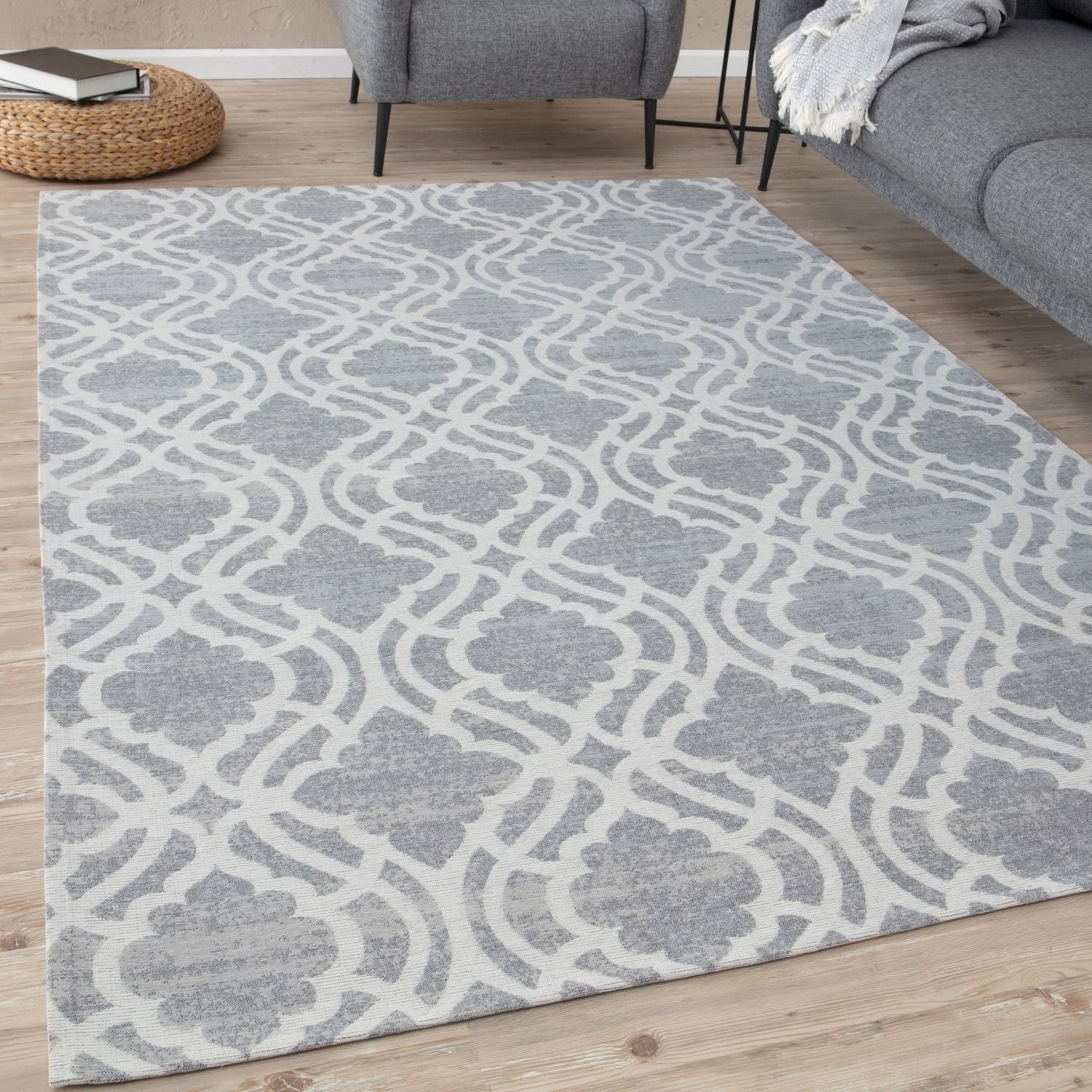Washable Rug Carina Grey | 6901G - Bargainia.com - 5056584501766 - 48901-my