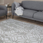 Washable Rug Carina Grey | 6932 - Bargainia.com - 