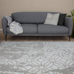 Washable Rug Carina Grey | 6932 - Bargainia.com - 