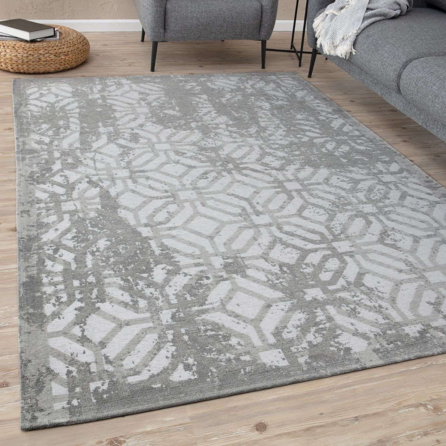 Washable Rug Carina Grey | 6932 - Bargainia.com - 5056584501865 - 3093