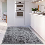 Washable Rug Carina Grey | 6963 - Bargainia.com - 