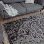 Washable Rug Carina Grey | 6963 - Bargainia.com - 