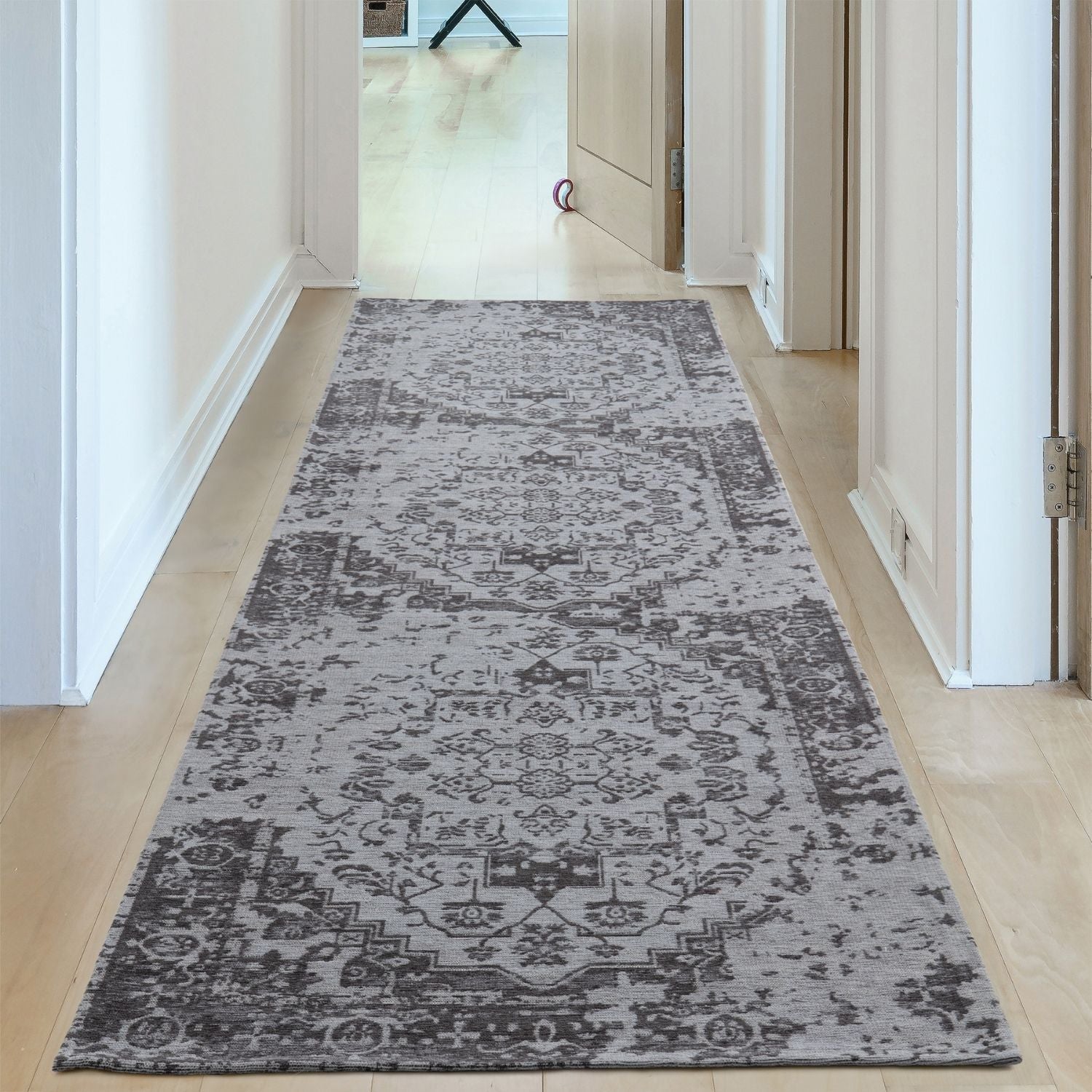 Washable Rug Carina Grey | 6963 - Bargainia.com - 