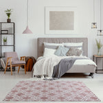 Washable Rug Carina Pink | 6902P - Bargainia.com - 