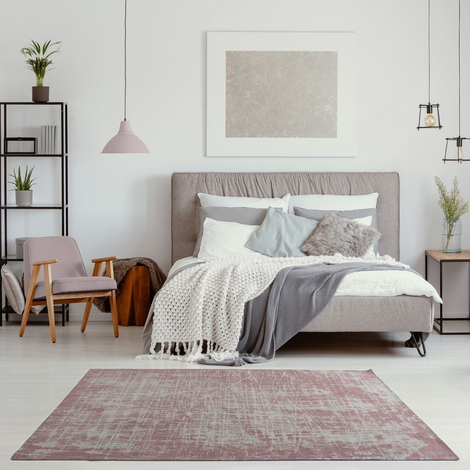 Washable Rug Carina Pink | 6920P - Bargainia.com - 5056584501735 - 48889-my