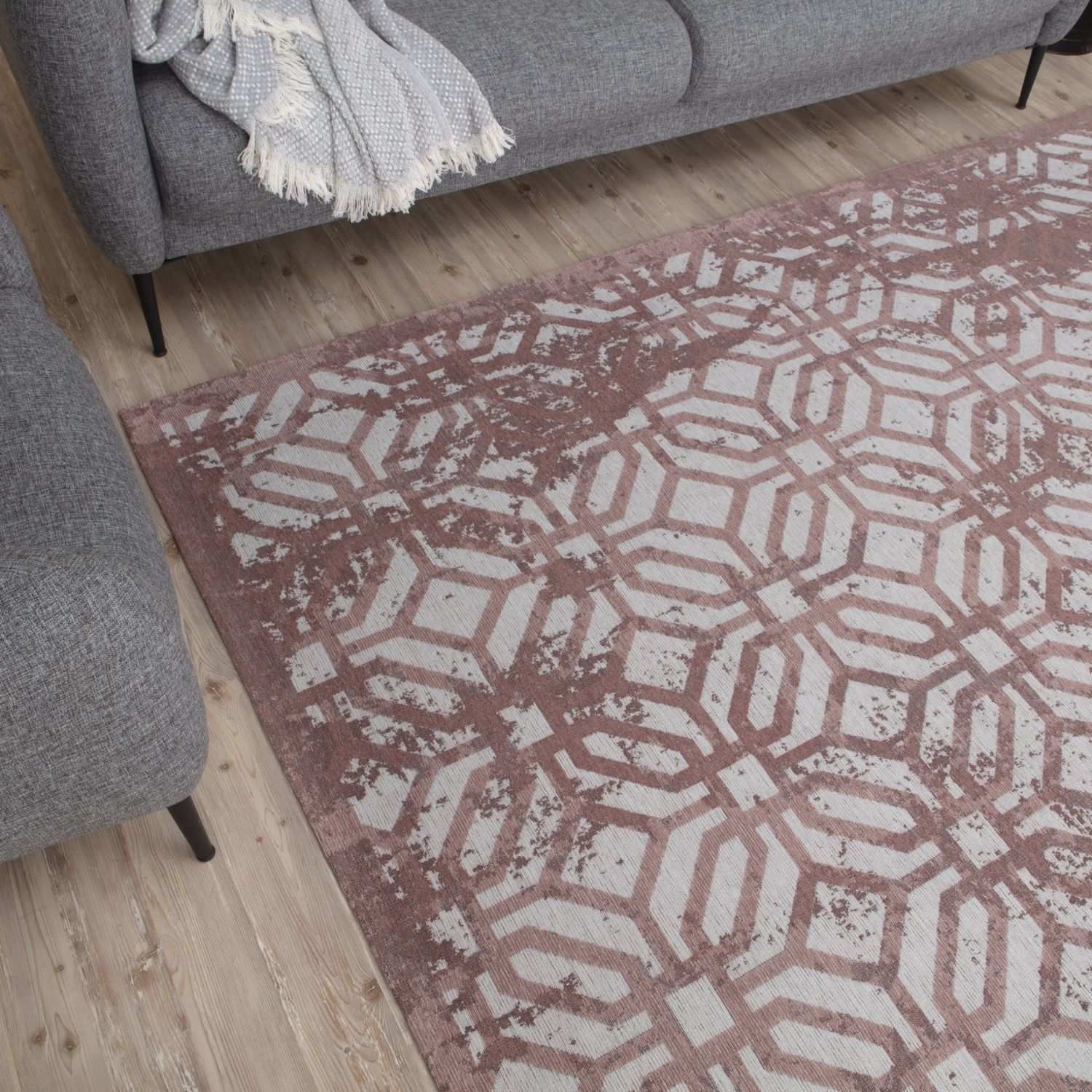 Washable Rug Carina Pink | 6933 - Bargainia.com - 5056584501872 - 3098