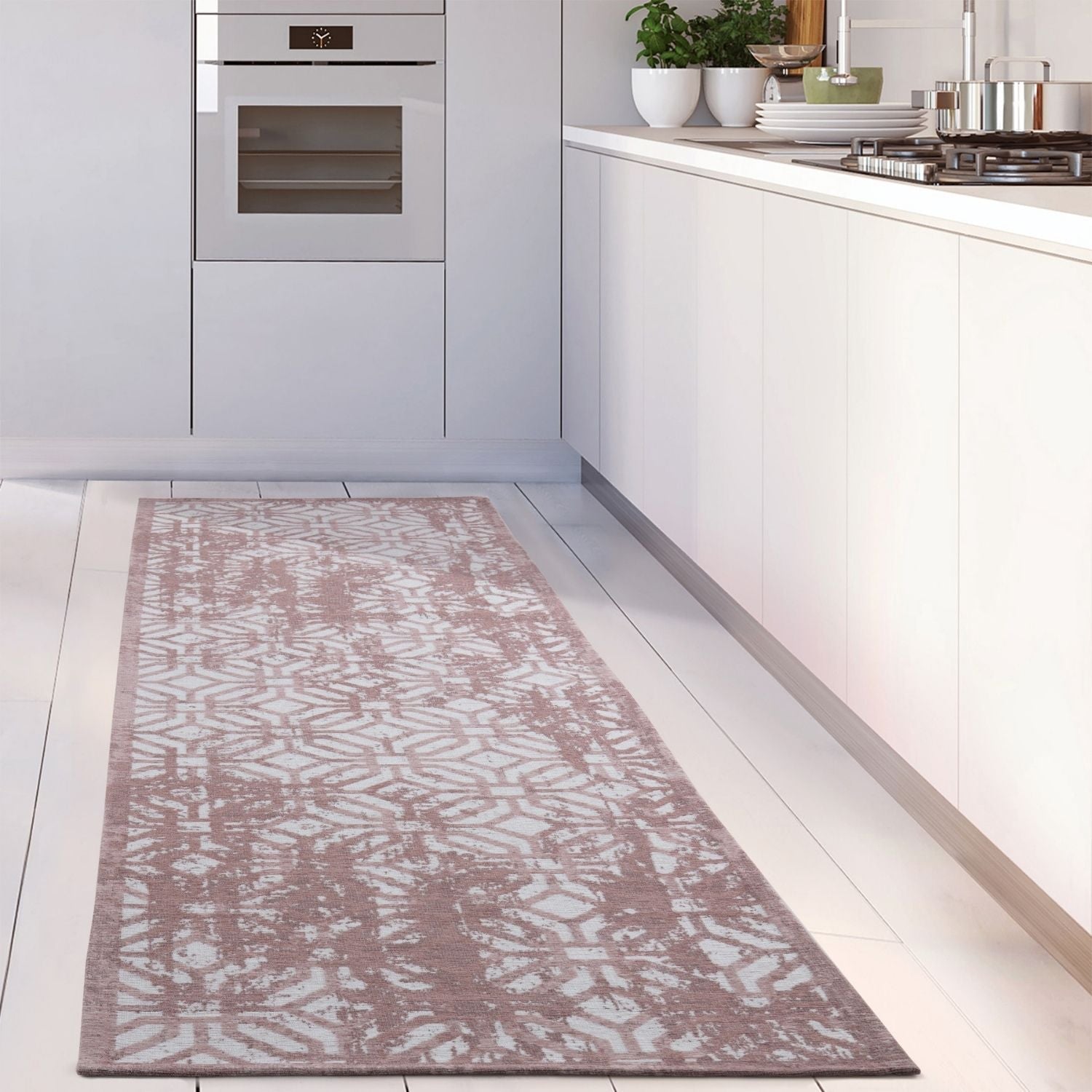 Washable Rug Carina Pink | 6933 - Bargainia.com - 